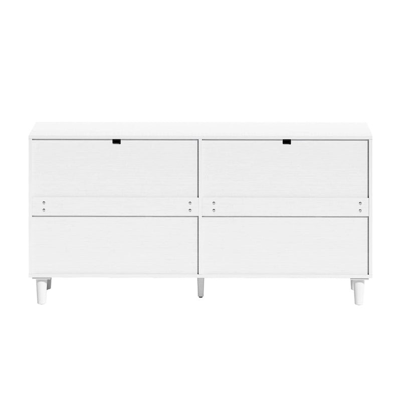 Cassettiera a 6 cassetti in rattan (Nero / Bianco / Rovere) – Singola