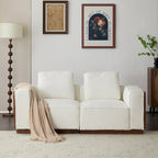 Christopher Knight Home 2 Seater Beige 74  Width Modular Sofa