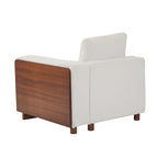 Divano modulare a 2 posti in Bouclé Beige, larghezza 74"