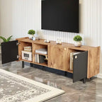 Mobile TV in Legno, Stile Mid-Century, per TV fino a 70"