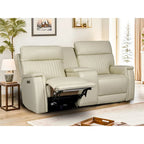 73  Leather Zero Gravity Power Reclining Loveseat with Power Headrest and Power Lumbar,USB&USB-C Port