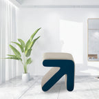 Upholstered Velvet Sofa Stool Shoe Bench