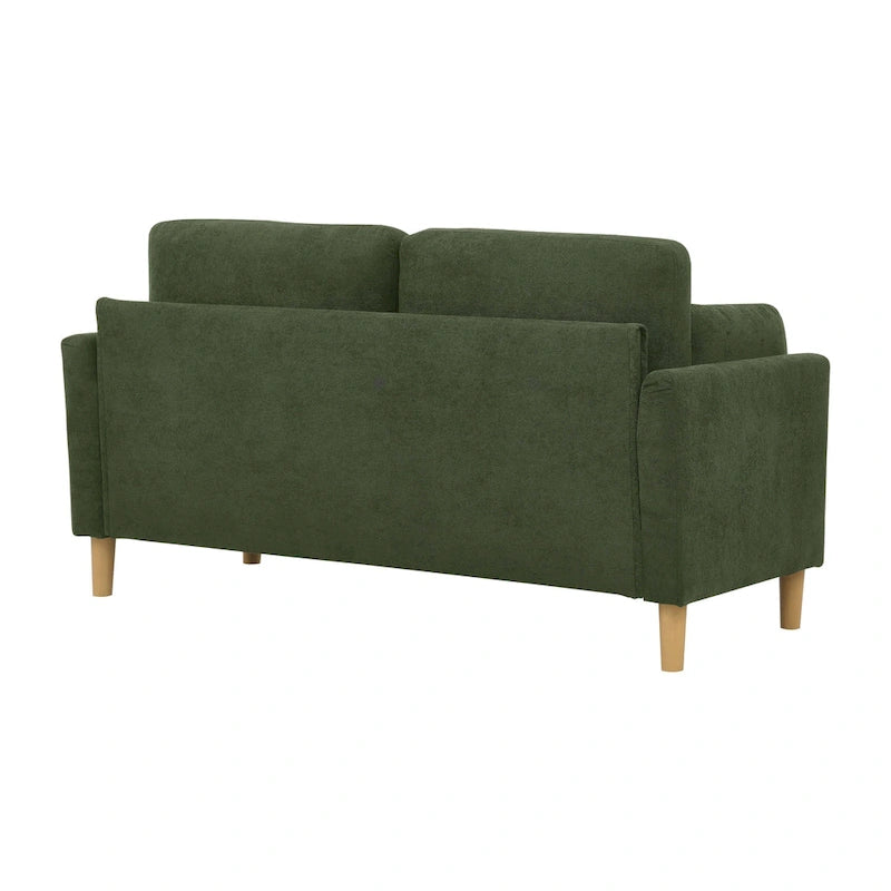 Divano 2 posti verde minimalista