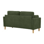 Divano 2 posti verde minimalista