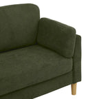 Divano 2 posti verde minimalista