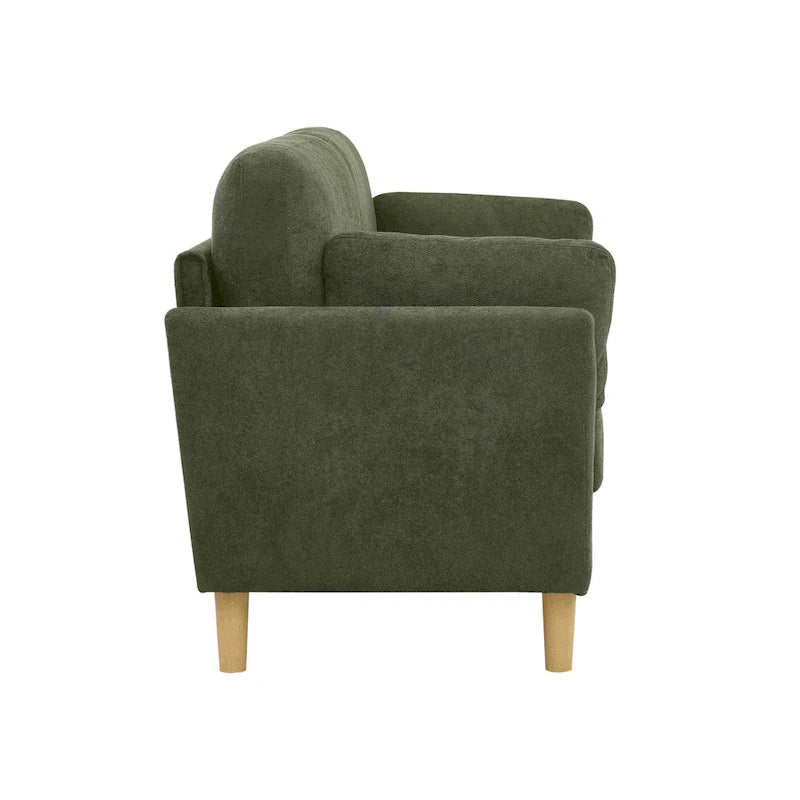 Divano 2 posti verde minimalista