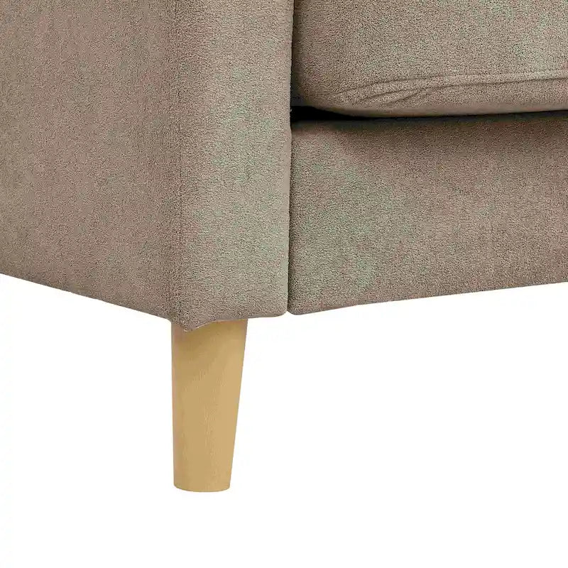 Divano 2 posti verde minimalista