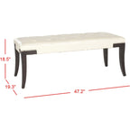 Panca imbottita capitonné con borchie, grigio / nero / crema piatta / prugna, 1 persona