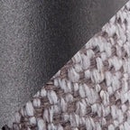 Testiera imbottita trapuntata intrecciata Queen grigio/crema/blu