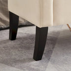 Panca letto contenitore in velluto grigio / arancione / beige, seduta singola