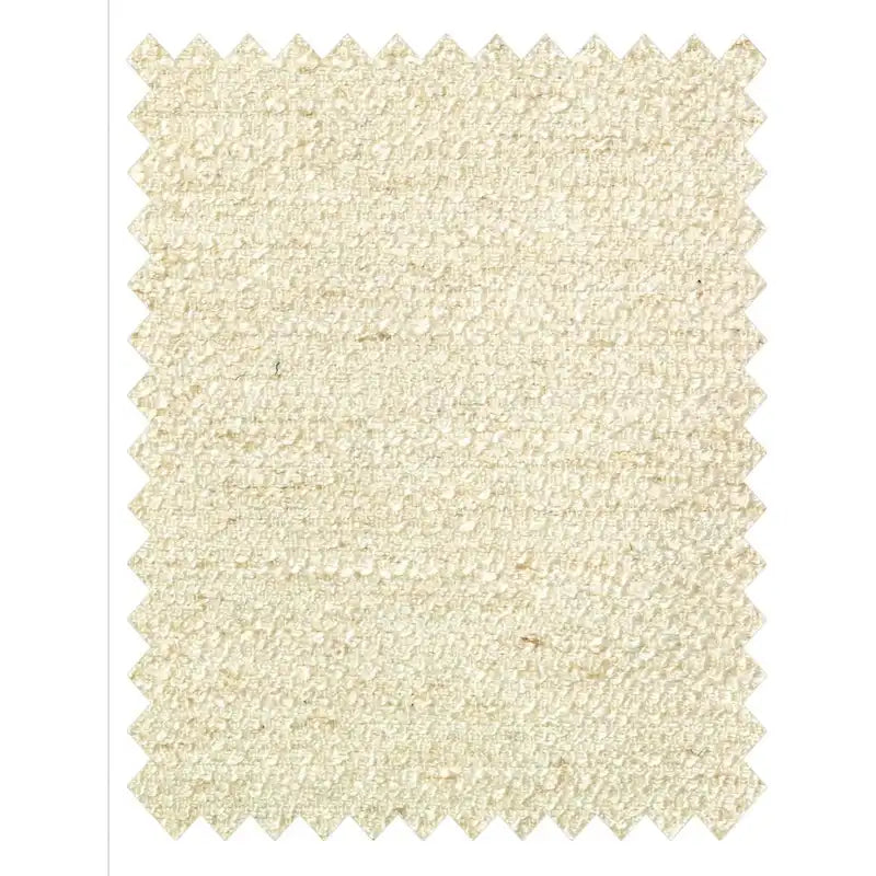 Pouf rotondo avorio/antracite, stile tradizionale, seduta singola