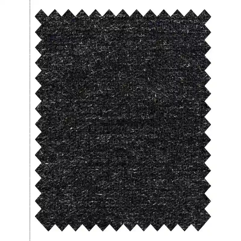 Pouf rotondo avorio/antracite, stile tradizionale, seduta singola