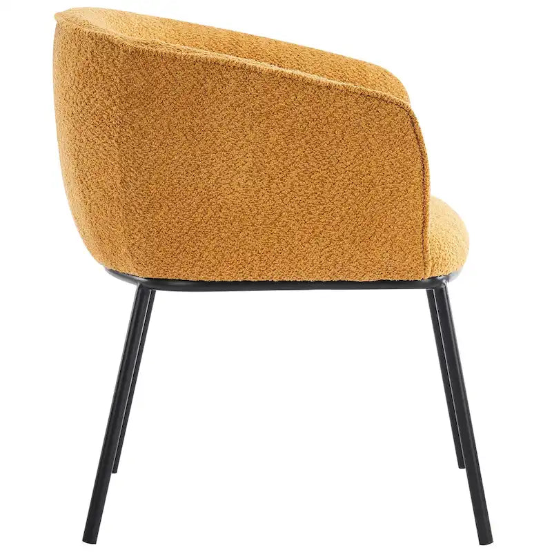 Poltrona a botte Boucle, seduta singola – Grigio / Bianco / Grigio chiaro / Giallo / Verde / Arancione