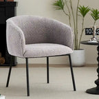 Poltrona a botte Boucle, seduta singola – Grigio / Bianco / Grigio chiaro / Giallo / Verde / Arancione