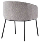 Poltrona a botte Boucle, seduta singola – Grigio / Bianco / Grigio chiaro / Giallo / Verde / Arancione