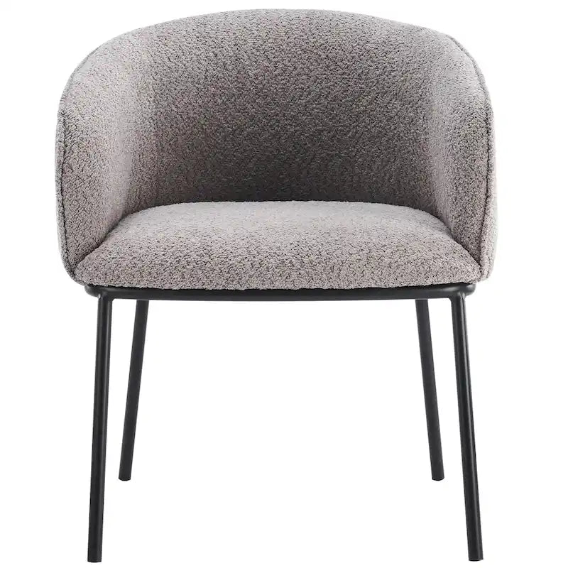 Poltrona a botte Boucle, seduta singola – Grigio / Bianco / Grigio chiaro / Giallo / Verde / Arancione