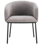 Poltrona a botte Boucle, seduta singola – Grigio / Bianco / Grigio chiaro / Giallo / Verde / Arancione