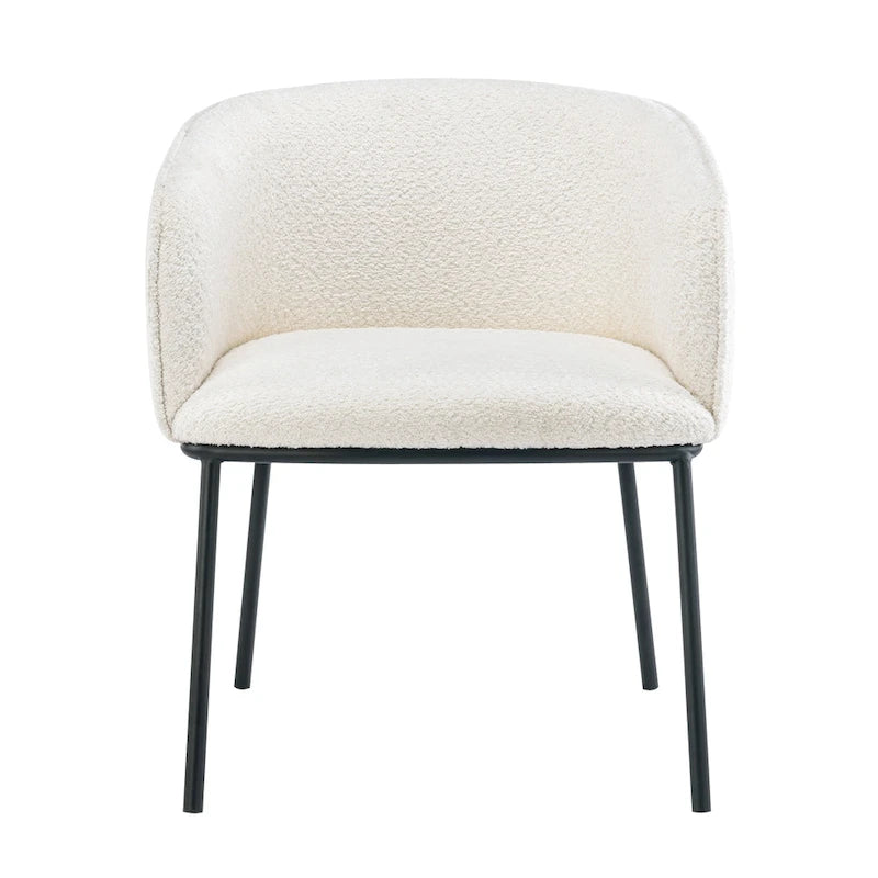 Poltrona a botte Boucle, seduta singola – Grigio / Bianco / Grigio chiaro / Giallo / Verde / Arancione