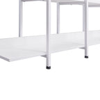 Libreria aperta a 5 ripiani, Rovere/Bianco, Stile industriale, Montaggio singolo