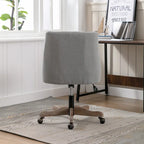 Sedia da ufficio regolabile in lino – Grigio / Blu / Grigio antracite / Marrone / Beige, 1 persona