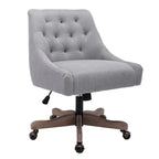 Sedia da ufficio regolabile in lino – Grigio / Blu / Grigio antracite / Marrone / Beige, 1 persona