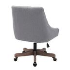 Sedia da ufficio regolabile in lino – Grigio / Blu / Grigio antracite / Marrone / Beige, 1 persona