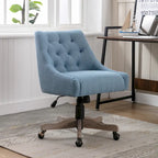 Sedia da ufficio regolabile in lino – Grigio / Blu / Grigio antracite / Marrone / Beige, 1 persona