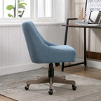 Sedia da ufficio regolabile in lino – Grigio / Blu / Grigio antracite / Marrone / Beige, 1 persona