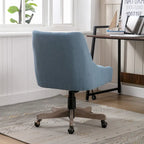 Sedia da ufficio regolabile in lino – Grigio / Blu / Grigio antracite / Marrone / Beige, 1 persona