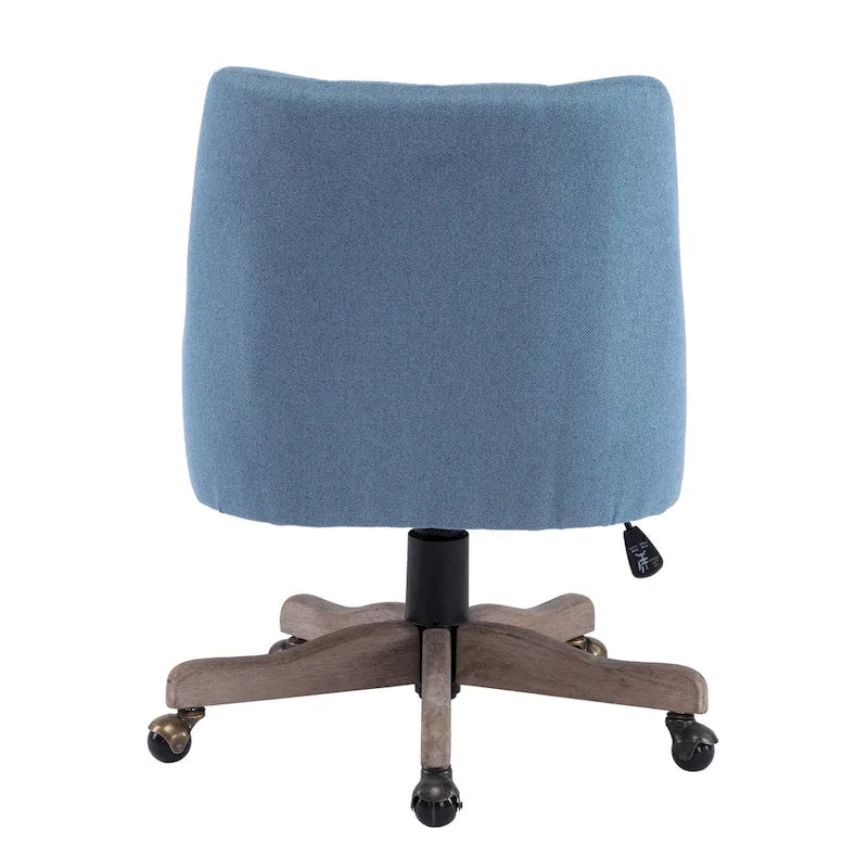 Sedia da ufficio regolabile in lino – Grigio / Blu / Grigio antracite / Marrone / Beige, 1 persona