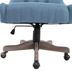 Sedia da ufficio regolabile in lino – Grigio / Blu / Grigio antracite / Marrone / Beige, 1 persona