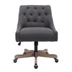 Sedia da ufficio regolabile in lino – Grigio / Blu / Grigio antracite / Marrone / Beige, 1 persona