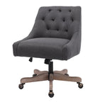 Sedia da ufficio regolabile in lino – Grigio / Blu / Grigio antracite / Marrone / Beige, 1 persona