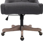 Sedia da ufficio regolabile in lino – Grigio / Blu / Grigio antracite / Marrone / Beige, 1 persona