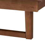 Testiera in Rattan Marrone Noce con Piattaforma, Queen/King, Per 2