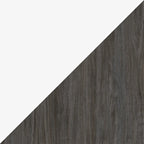 Mobiletto salvaspazio stretto Bianco/Grigio Noce e Grigio Corteccia/Grafite con ante, cassetti e ripiano estraibile