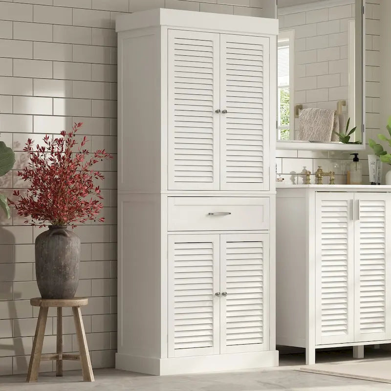 Timechee 30 Bathroom Cabinet Storage Cabinet Doors Wooden Floor Cabinet