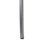 Sedia impilabile in vinile grigio/blu navy/nero con braccioli – 53 cm P x 53 cm L x 79 cm H, 1 persona
