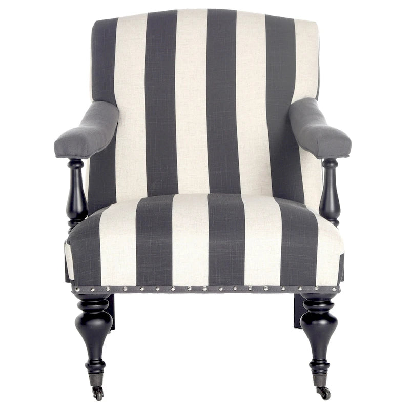 Poltrona Steel Blue / Antracite con rivestimento bianco, Posto singolo, 28"L × 37"P × 35"H