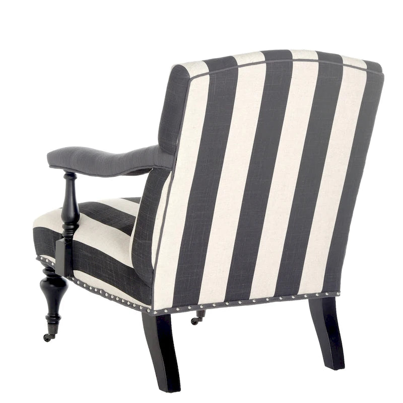 Poltrona Steel Blue / Antracite con rivestimento bianco, Posto singolo, 28"L × 37"P × 35"H