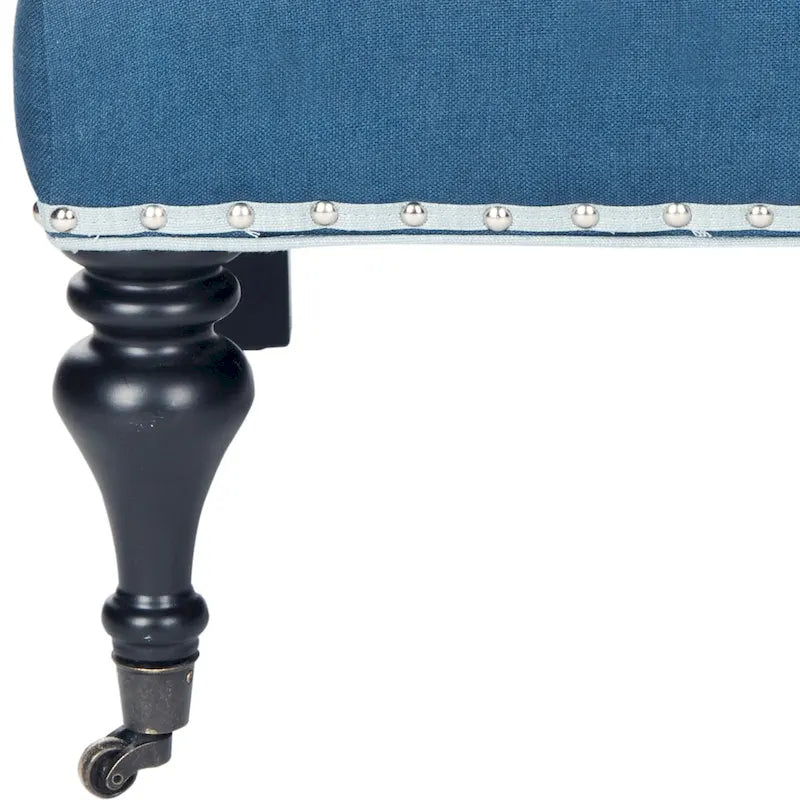 Poltrona Steel Blue / Antracite con rivestimento bianco, Posto singolo, 28"L × 37"P × 35"H