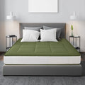 Materasso futon da 6 pollici verde / nero / blu scuro, singolo / a una piazza e mezza / matrimoniale, singolo