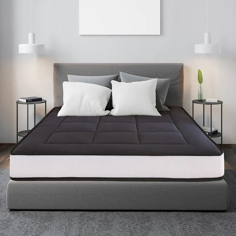 Materasso futon da 6 pollici verde / nero / blu scuro, singolo / a una piazza e mezza / matrimoniale, singolo