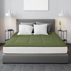 Materasso futon da 6 pollici verde / nero / blu scuro, singolo / a una piazza e mezza / matrimoniale, singolo