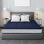 Materasso futon da 6 pollici verde / nero / blu scuro, singolo / a una piazza e mezza / matrimoniale, singolo