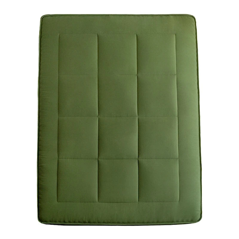 Materasso futon da 6 pollici verde / nero / blu scuro, singolo / a una piazza e mezza / matrimoniale, singolo