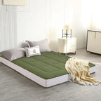 Materasso futon da 6 pollici verde / nero / blu scuro, singolo / a una piazza e mezza / matrimoniale, singolo