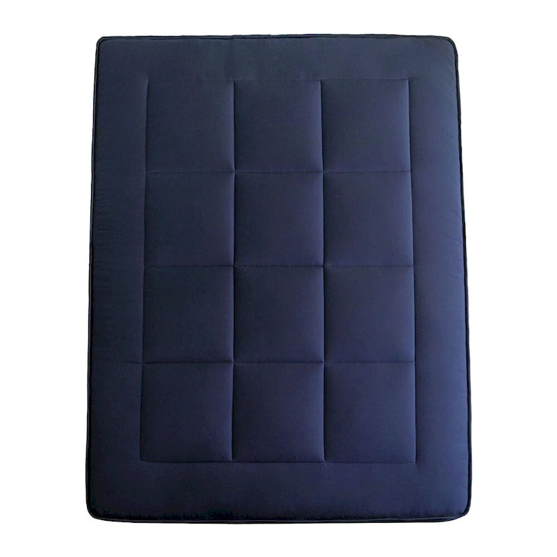Materasso futon da 6 pollici verde / nero / blu scuro, singolo / a una piazza e mezza / matrimoniale, singolo