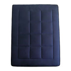 Materasso futon da 6 pollici verde / nero / blu scuro, singolo / a una piazza e mezza / matrimoniale, singolo