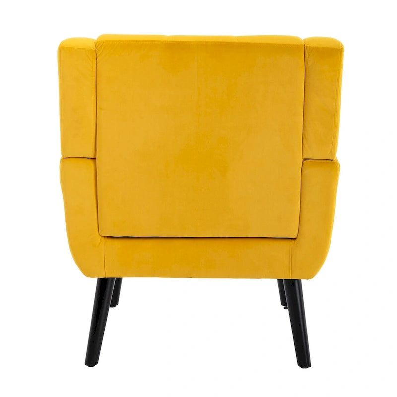 Poltrona Accent in velluto con schienale ergonomico, seduta singola, colori multipli
